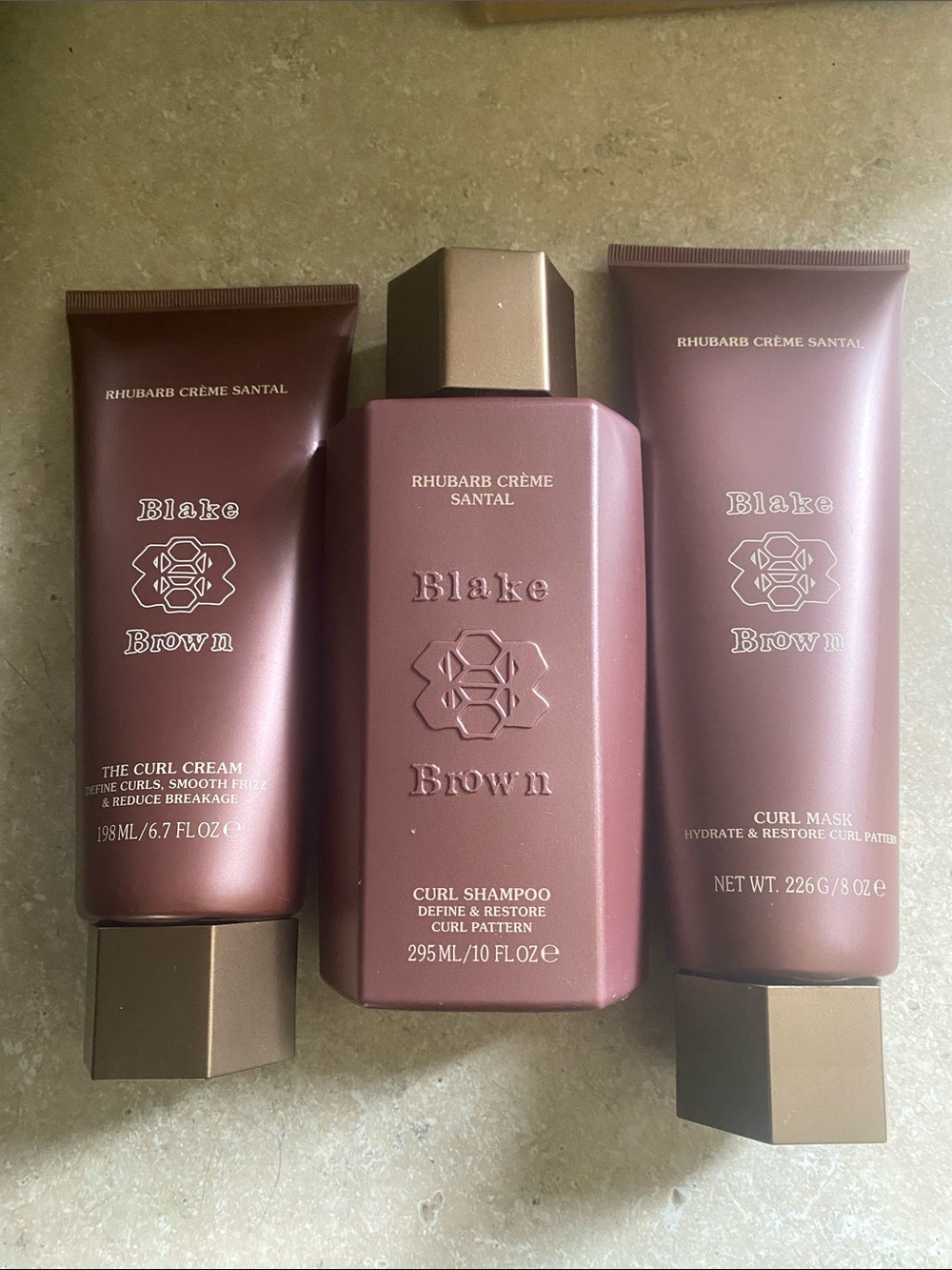 Blake Brown Curl Shampoo, Curl Cream, and Curl Mask Bundle